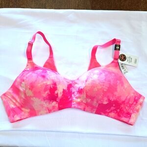 Torrid Pink Tie-Dye Bra